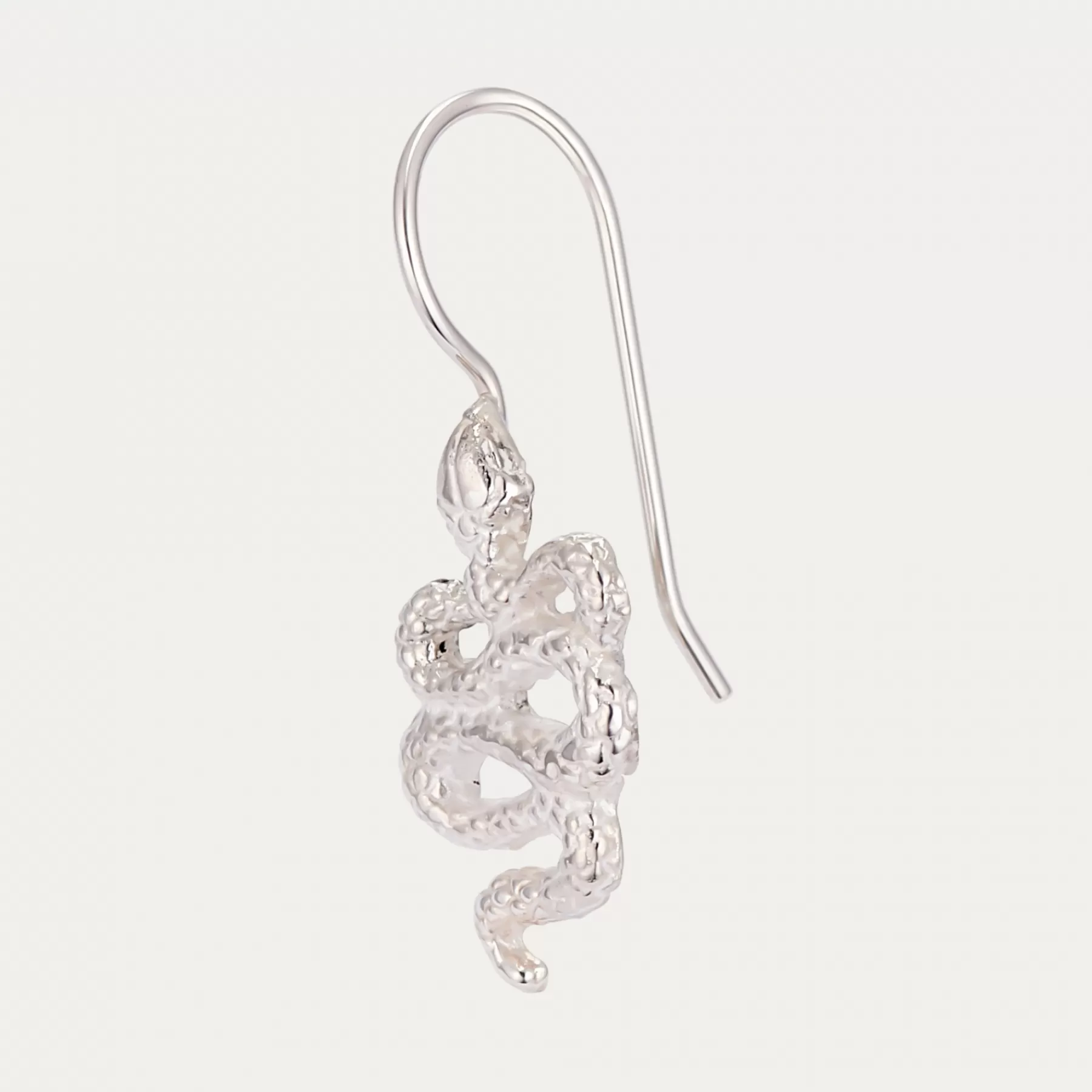 Boucle D'Oreille Cleo<Claris Virot Boucle D'Oreille Cleo Serpent Argente