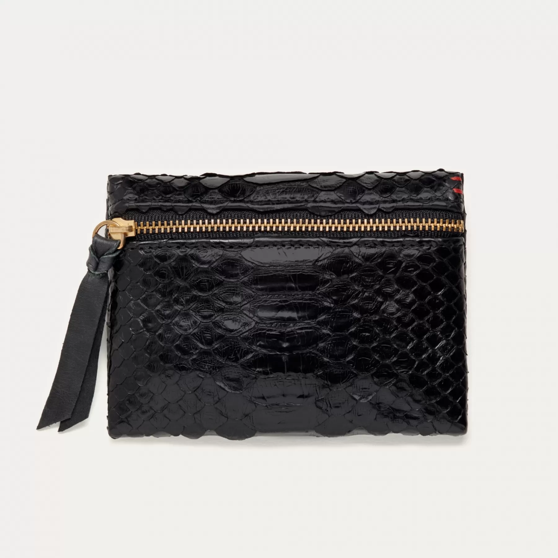 Sacs<Claris Virot Porte Monnaie Olivia Python Noir