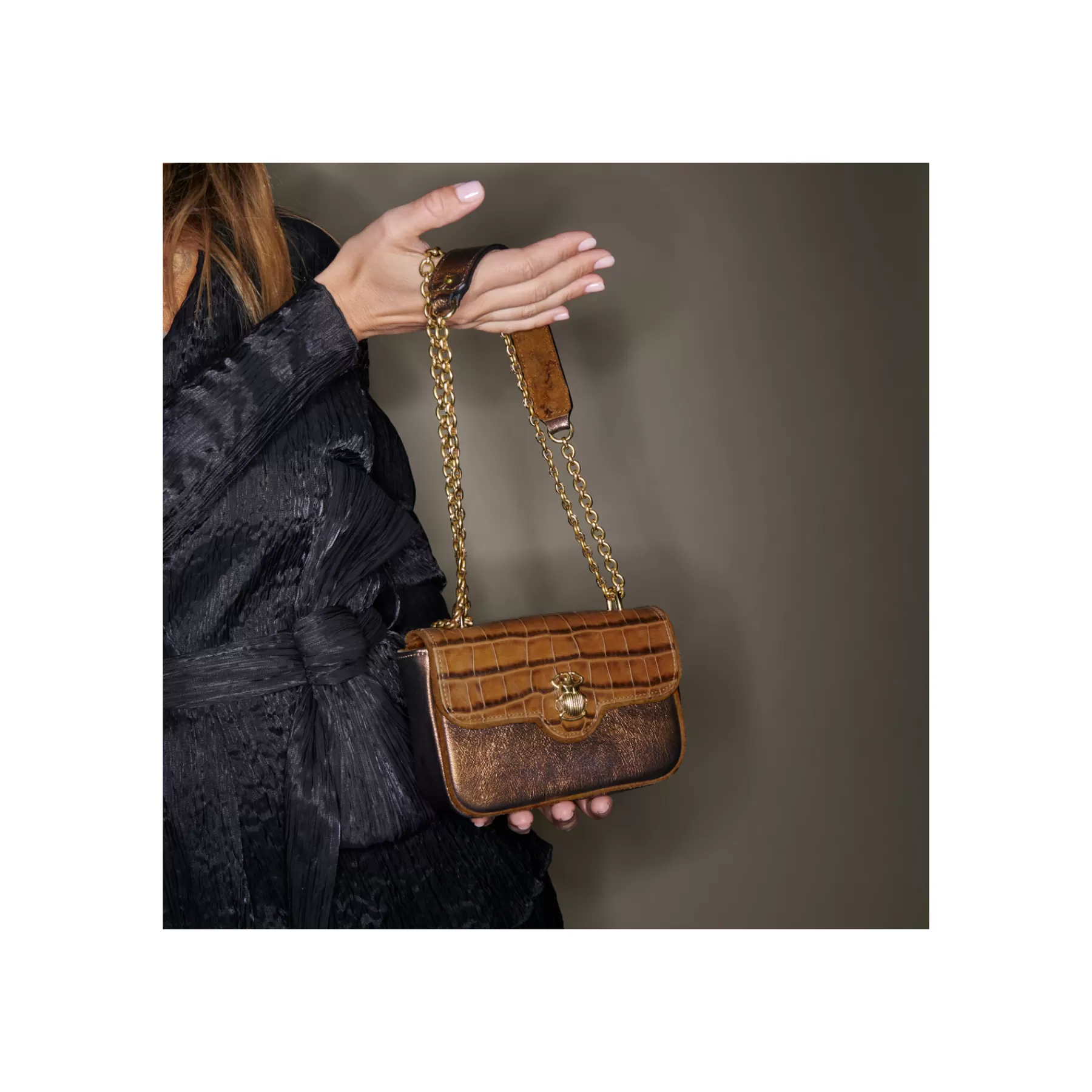 Sacs<Claris Virot Sac Mini Ava Cuir Mordore